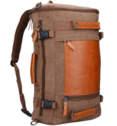 Witzman Men s Retro Canvas Travel Duffel Bag 2033 Luggage store